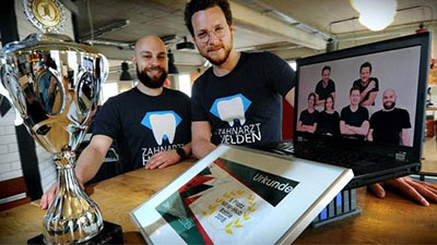 Zahnarzt-Helden bestes Start-Up